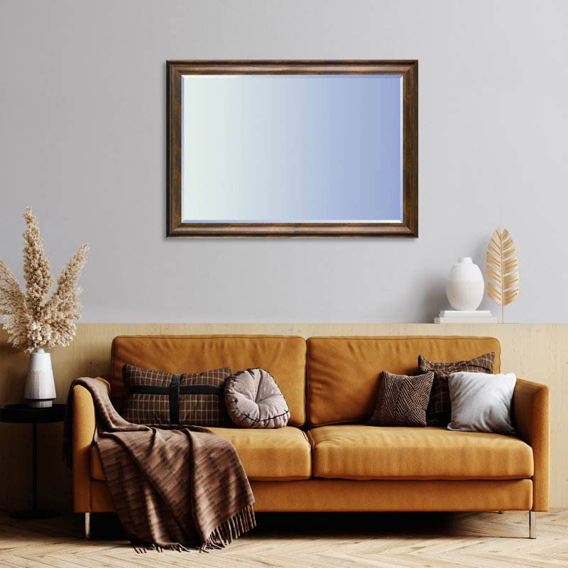 Wood Rectangle Wall Mirror