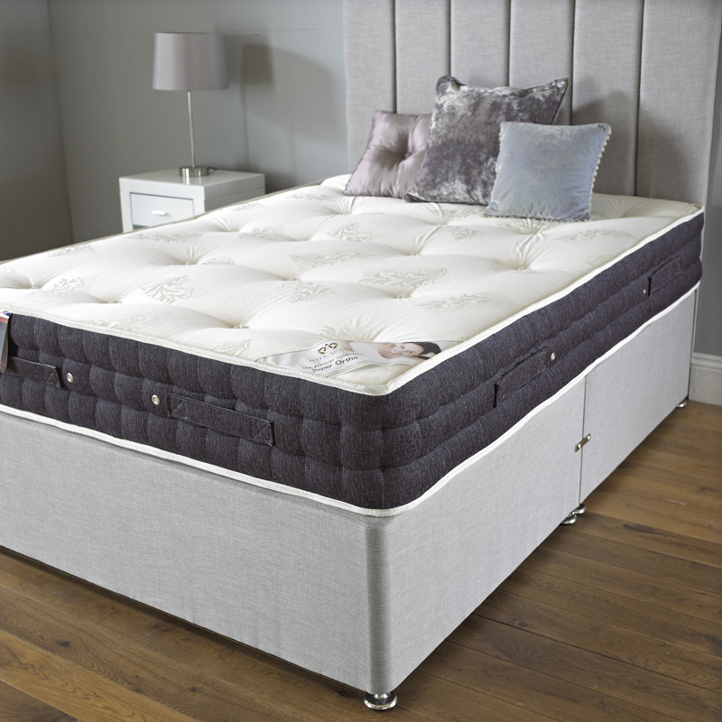 Extra Firm Orthopaedic 25cm Open Coil Mattress, Provide Better Spine Alignment and Back Support. Ideal for back pain relief and heavy sleeper.