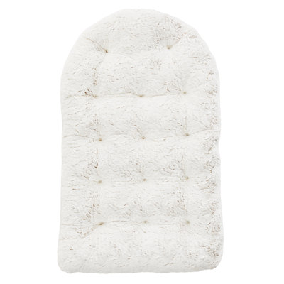 Coussin de chaise d'intérieur en fausse fourrure