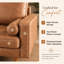 Aisha 70" Faux Leather Square Arm Loveseat-1414300728