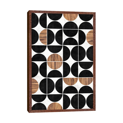Mid-Century Modern Pattern No.1 1 Piece Wall Art on Canvas