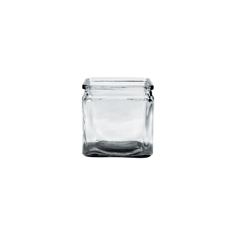 Pot Mazzariello, Transparent, H 4 po x l 4 po x P 4 po