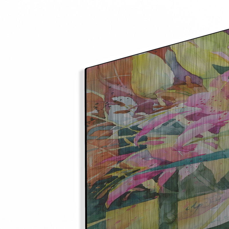 «Kaleidescope» par Annelein Beukenkamp, art mural en métal, H 36 po x l 24 po
