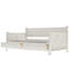 Lit de jour simple en bois de style décontracté moderne et rustique, blanc crème-1231985165