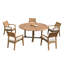 Vellore Outdoor Teak Dining Set-740325270