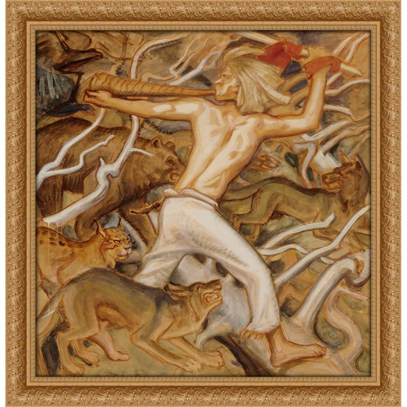 Kullervo garde ses troupeaux sauvages (1917), H 26 po x l 32 po