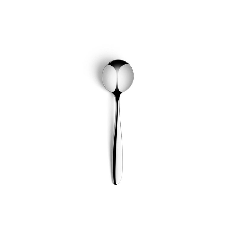 Ensemble de 12 cuillères à soupe en acier inoxydable Nova | 7 po, argent