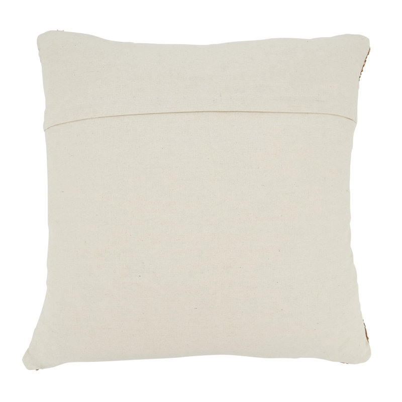 Coussin décoratif à carreaux Neela Collection, Duvet, H 20 po x l 20 po, Carré