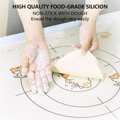 34x24 Inch Extra Thick Silicone Pastry Board, Silicone Baking Mat