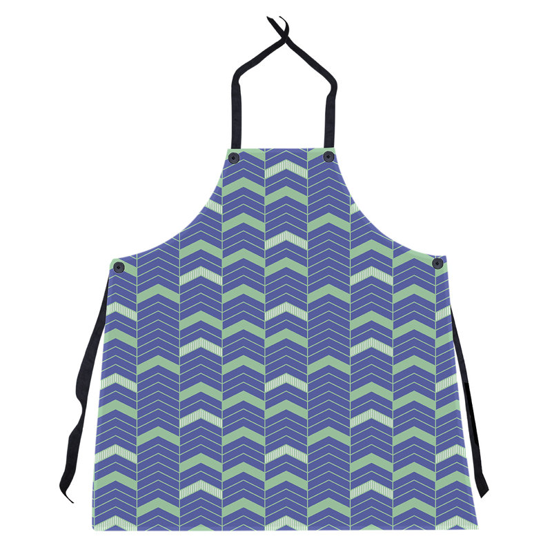Stephenie Bib Apron, Blue/Green