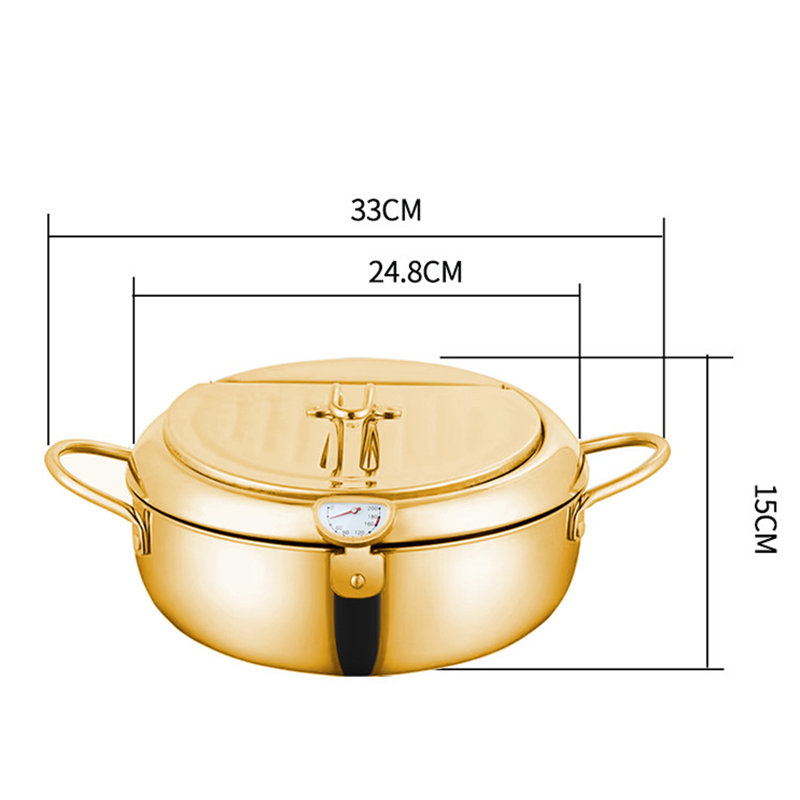 HKFUYULINTECHLIMITED Deep Fryer Pot 3.4