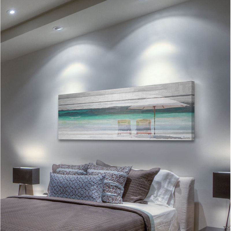 « rêvasser », reproduction sur toile Beach Fashion II, H 18 po x l 12 po