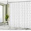 Ensemble de rideau de douche + crochets-44324153