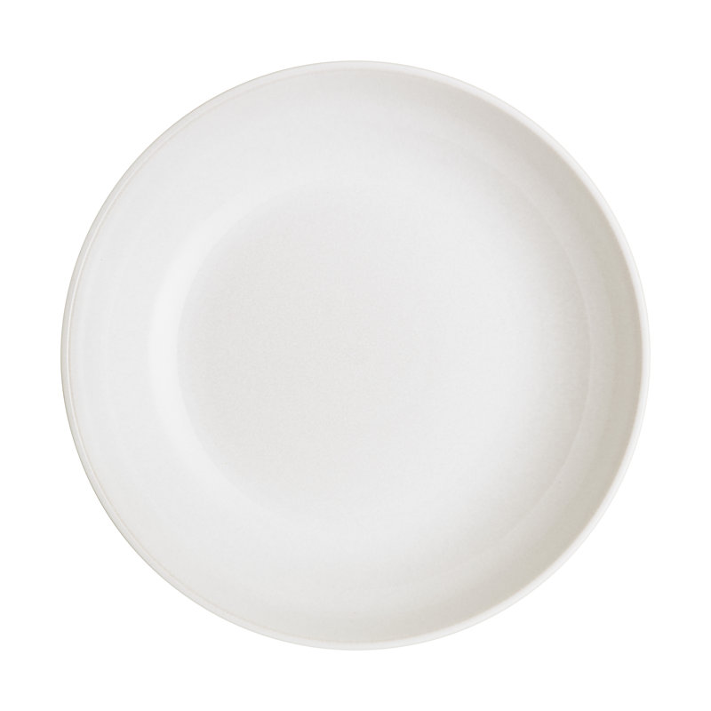 Toile naturelle 35,5 oz Bols à pâtes, Blanc pierre