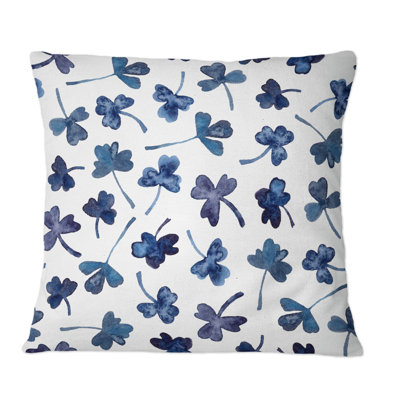 Coussin Blue Shamrocks