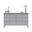 Coiscou 140 cm W Chest of 6 Drawers-536642572