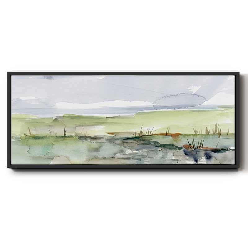 Pastel Inlet II - toile encadrée
