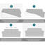 Polyester Box Cushion Sofa Slipcover