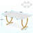 63" Modern Dining Table Kitchen Table With Faux Marble Table Top