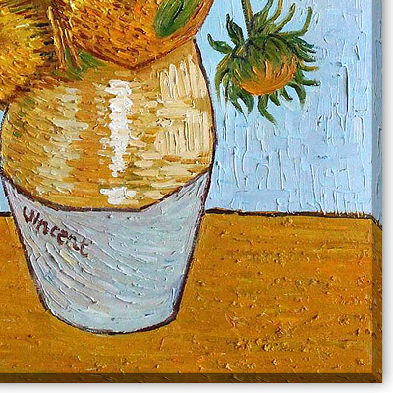 Peinture gogh du tournesol par vincent van