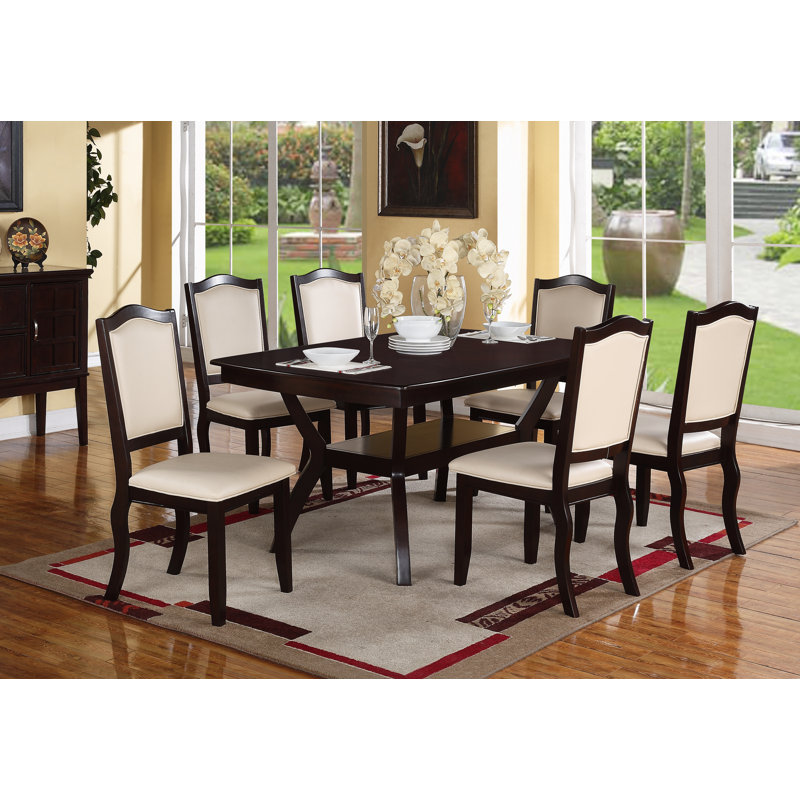 Winston Porter Wegman Solid Wood Top Dining Table | Wayfair