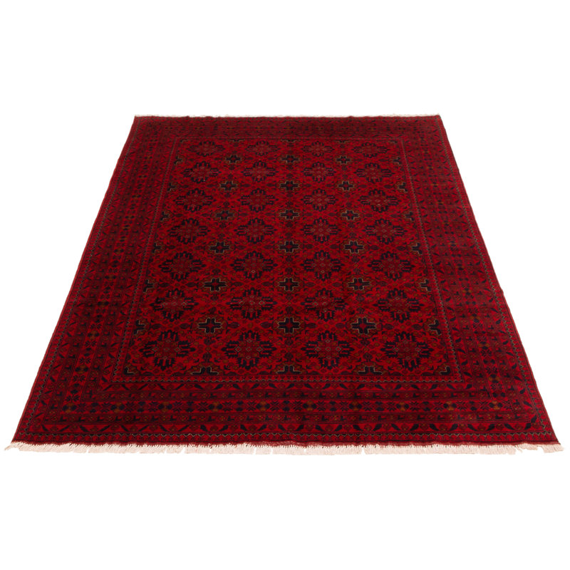 Tapis rouge Finest Khal Mohammadi 6 pi 6 po x 9 pi 7 po
