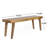 Wood Chevron Dining Bench-1507806679