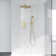 12" Rain Shower System with Handheld Spray Shower, Wall-Mounted, Dual Function