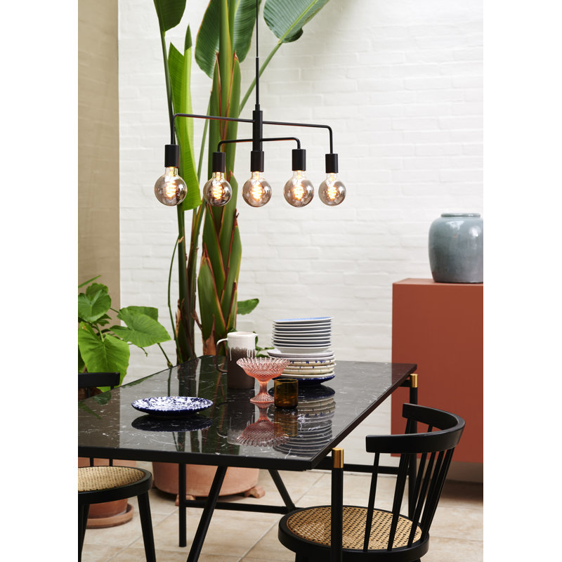 Gloom 5 - Light Bulb Pendant, Black