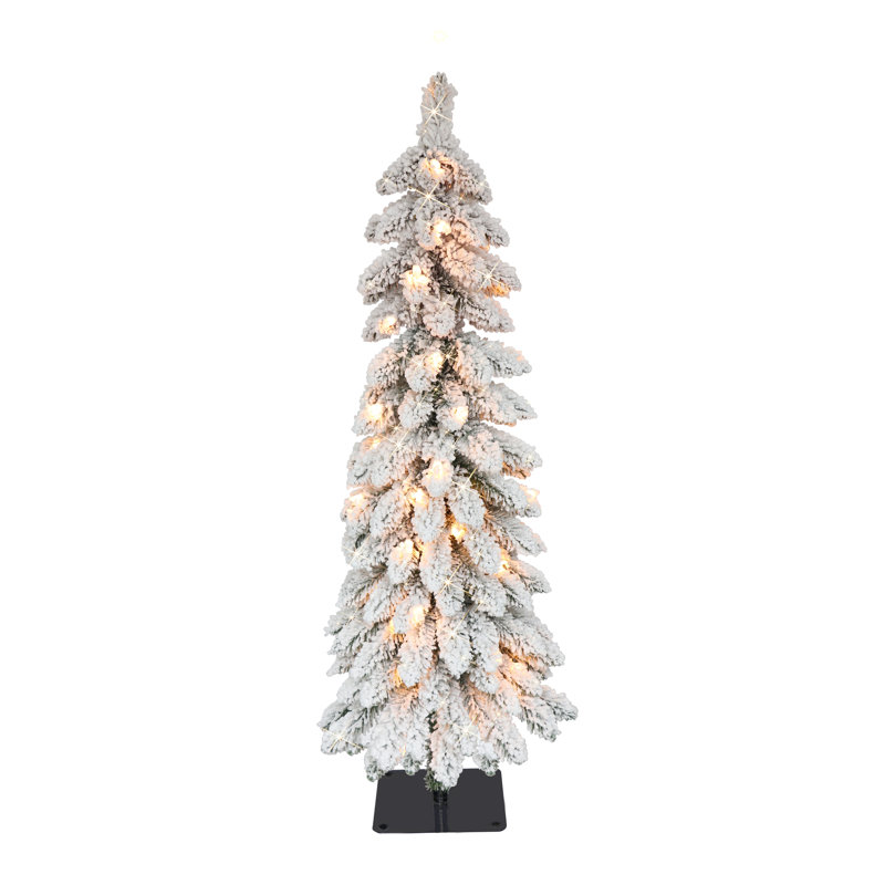 36' Lighted Pine Christmas Tree