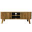 Kriemann Unfinished TV Stand with Fireplace Included