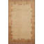 Tapis en laine naturelle ton style Gabbeh 5 x 8 avec motif de bordure unique