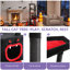 Tour à chat gothique avec lit cercueil et touche d'Halloween