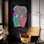 Bungalow Rose «Elephant Trio» par Hello Angel, art mural en verre acrylique-1672591450