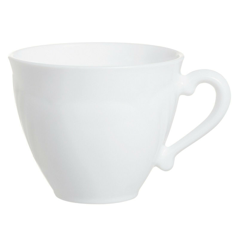 Glass Teacup and Saucer