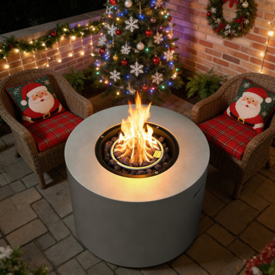 Round Propane Smokeless Fire Pit