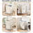 150L Laundry Basket With Wheels, Double Rolling Laundry Hamper With Metal Frame And Removable Bag, Dirty Clothes Hampers For Bedroom, Bathroom, Dorm Room-111643371