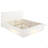 Wood Queen LED Panel Bed-661836861-661836863