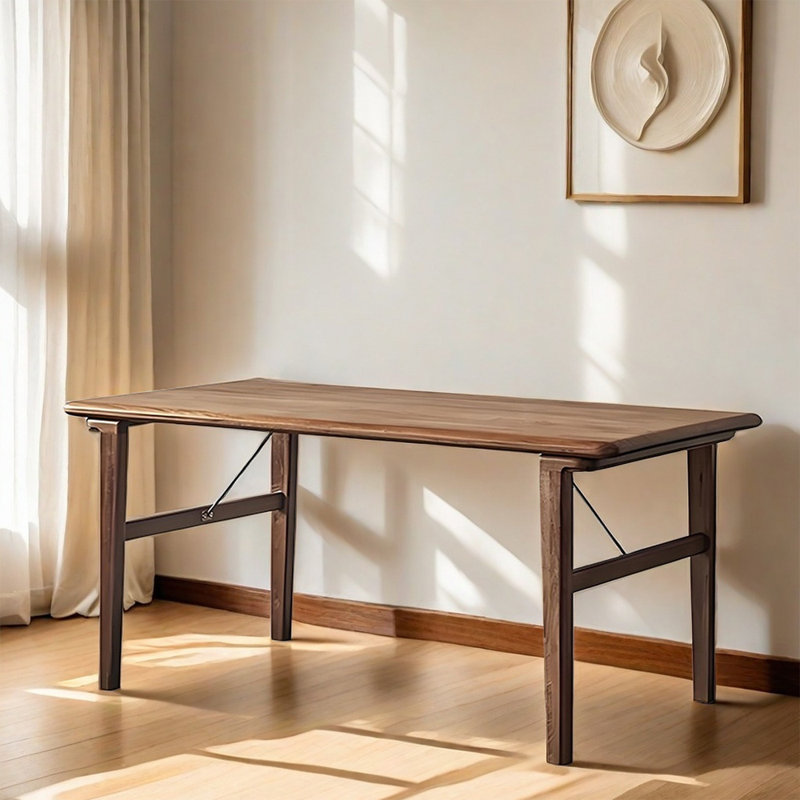 Table en noyer d'une élégance raffinée, H 29,52 po x L 86,61 po x l 35,43 po