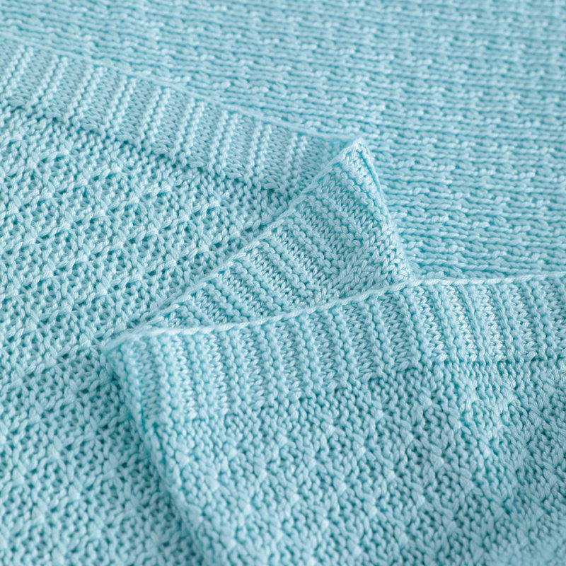  Couverture torsadée, Bleu