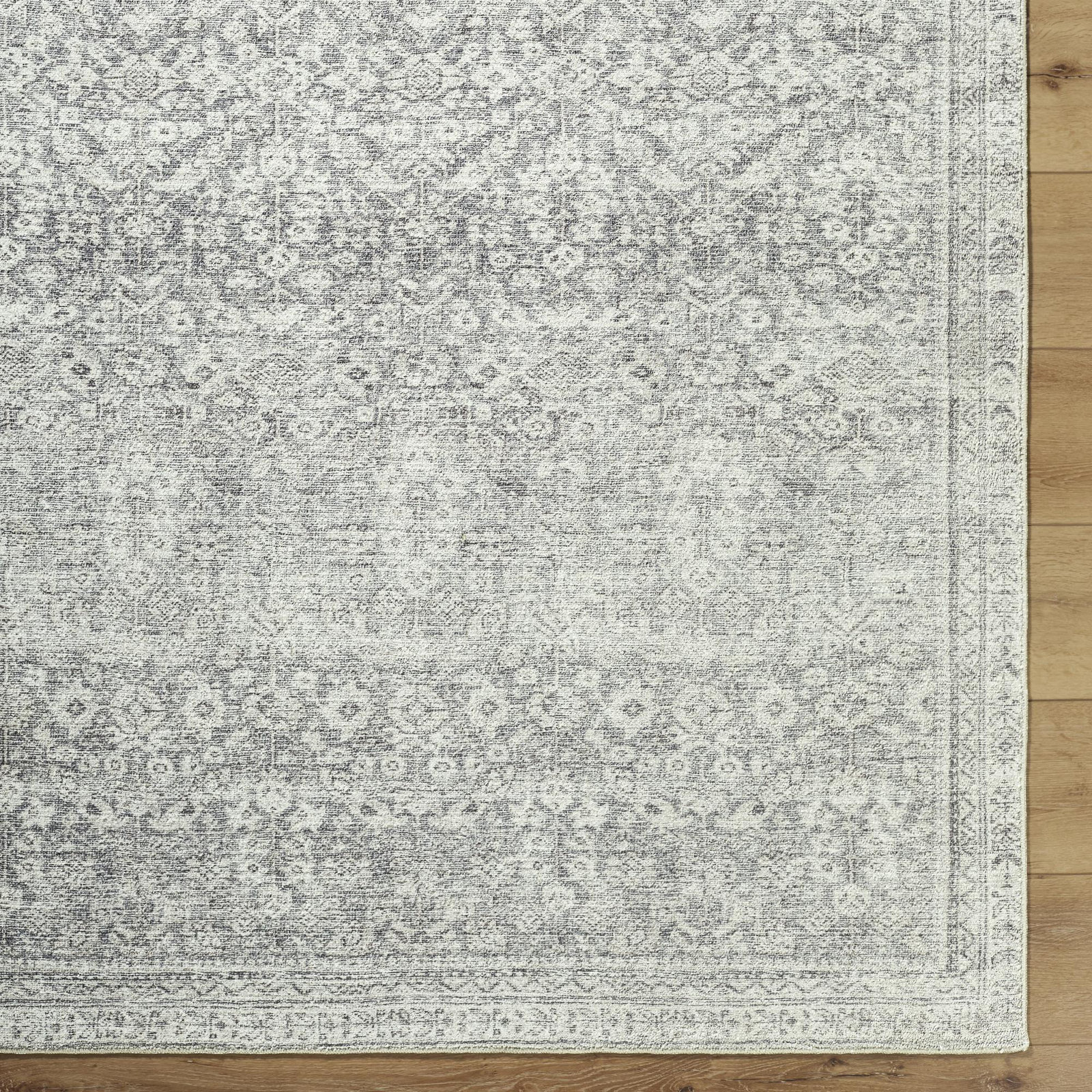 Galey Alix x Livabliss Collins Avenue Abstract Rug, Runner 2'7" x 7'3", Gray