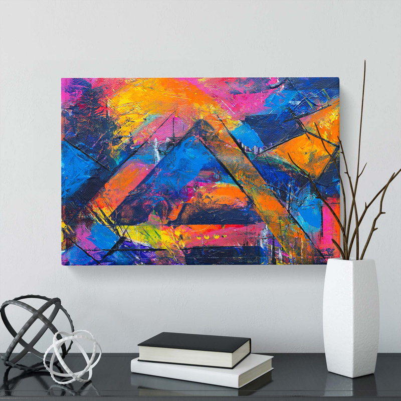 Abstract Art Painting Vol.272 by S.Johnson - Wrapped Canvas Painting, 40cm H x 60cm W x 3cm D