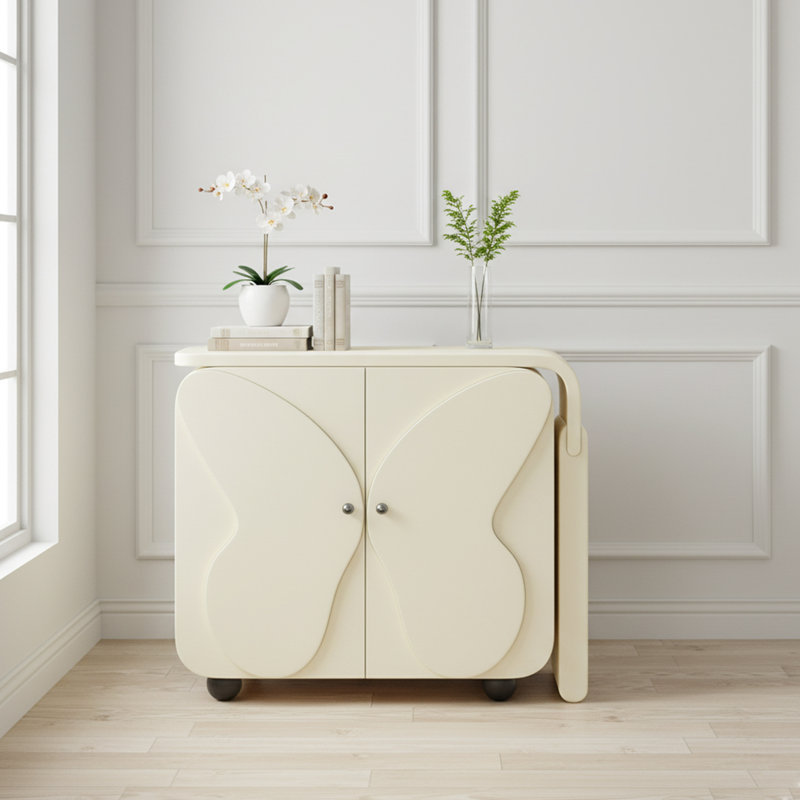 Commode papillon extensible beige