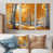 Toile naturelle avec cadre flottant