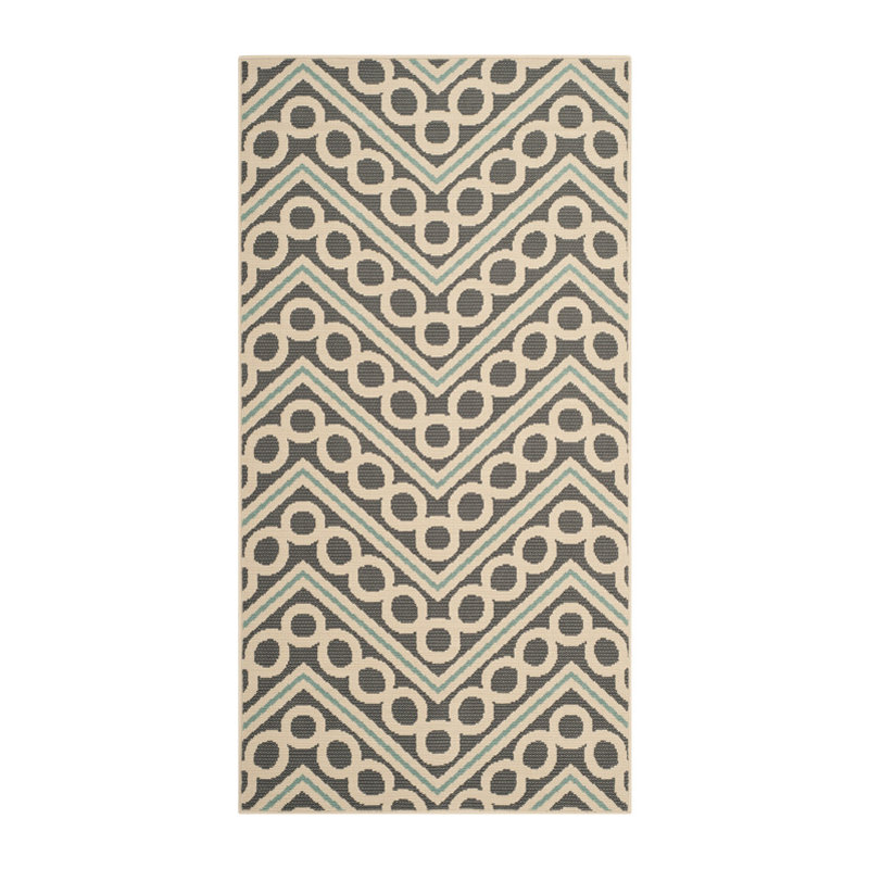 Engelbert Performance Geometric Rug, Rectangle 2'7" x 5'