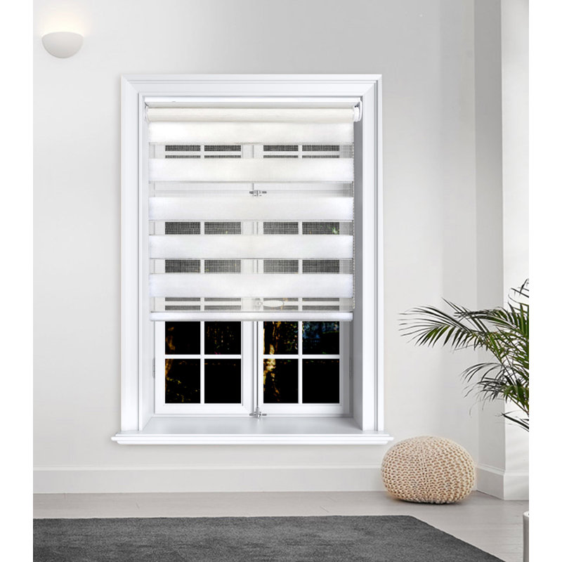Roller Blind, 60"W x 165"L, White
