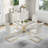 Square Dining Tempered Glass Dining Table With Stainless Steel Legs-1152002404
