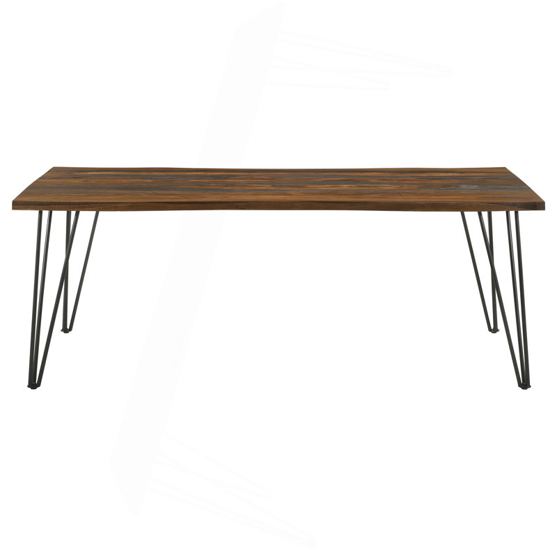 Neve Grey Sheesham Live Edge Dining Table