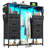 51.2" Wide Dresser With 10 Drawers, Built-in Clothing Rack, Usb Charging Station & Led Shoe Storage-890405096