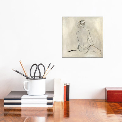Bather II by Sally Swatland - Wrapped Canvas Print